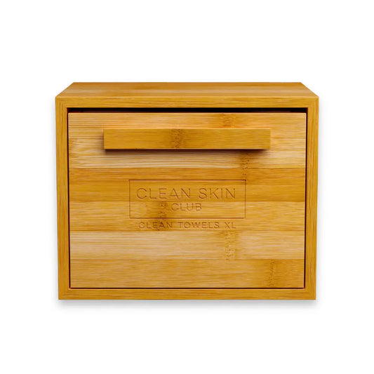 Clean Skin Club - Luxe Bamboo Box & 50 Ct XL Towels