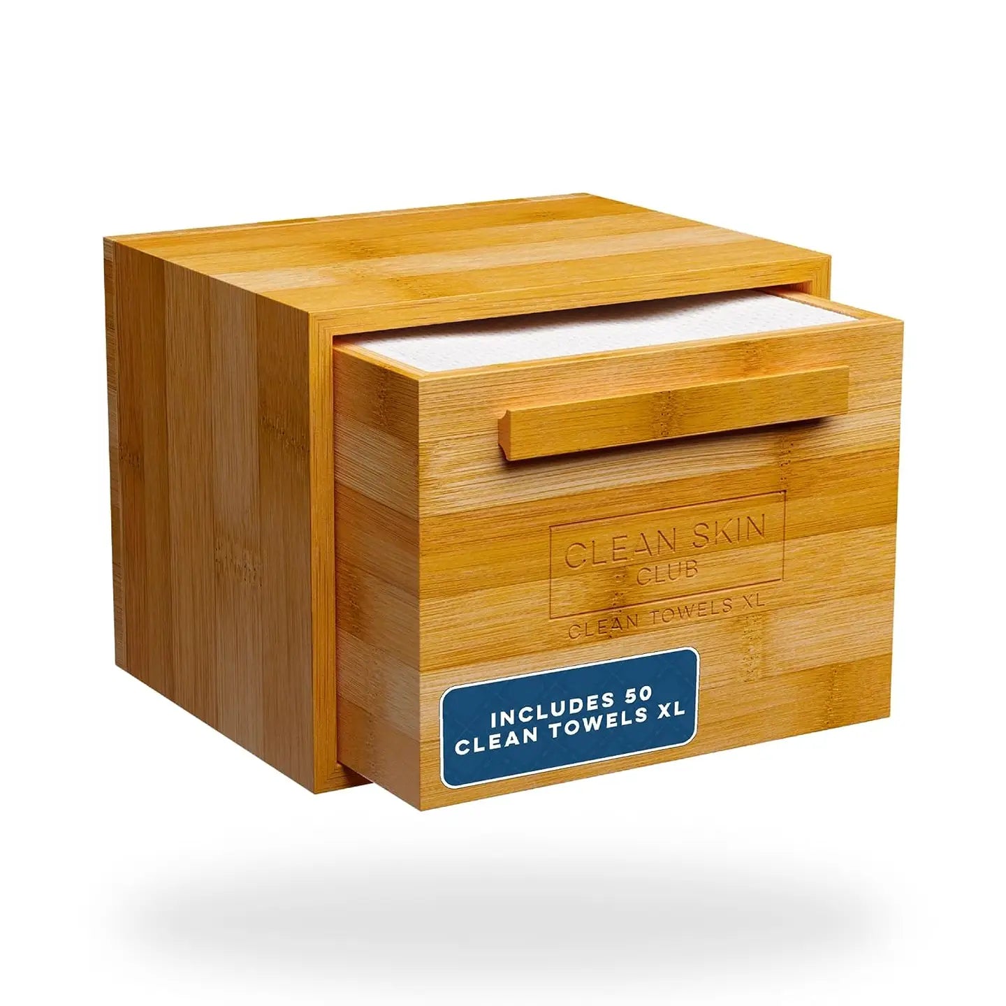 Clean Skin Club - Luxe Bamboo Box & 50 Ct XL Towels