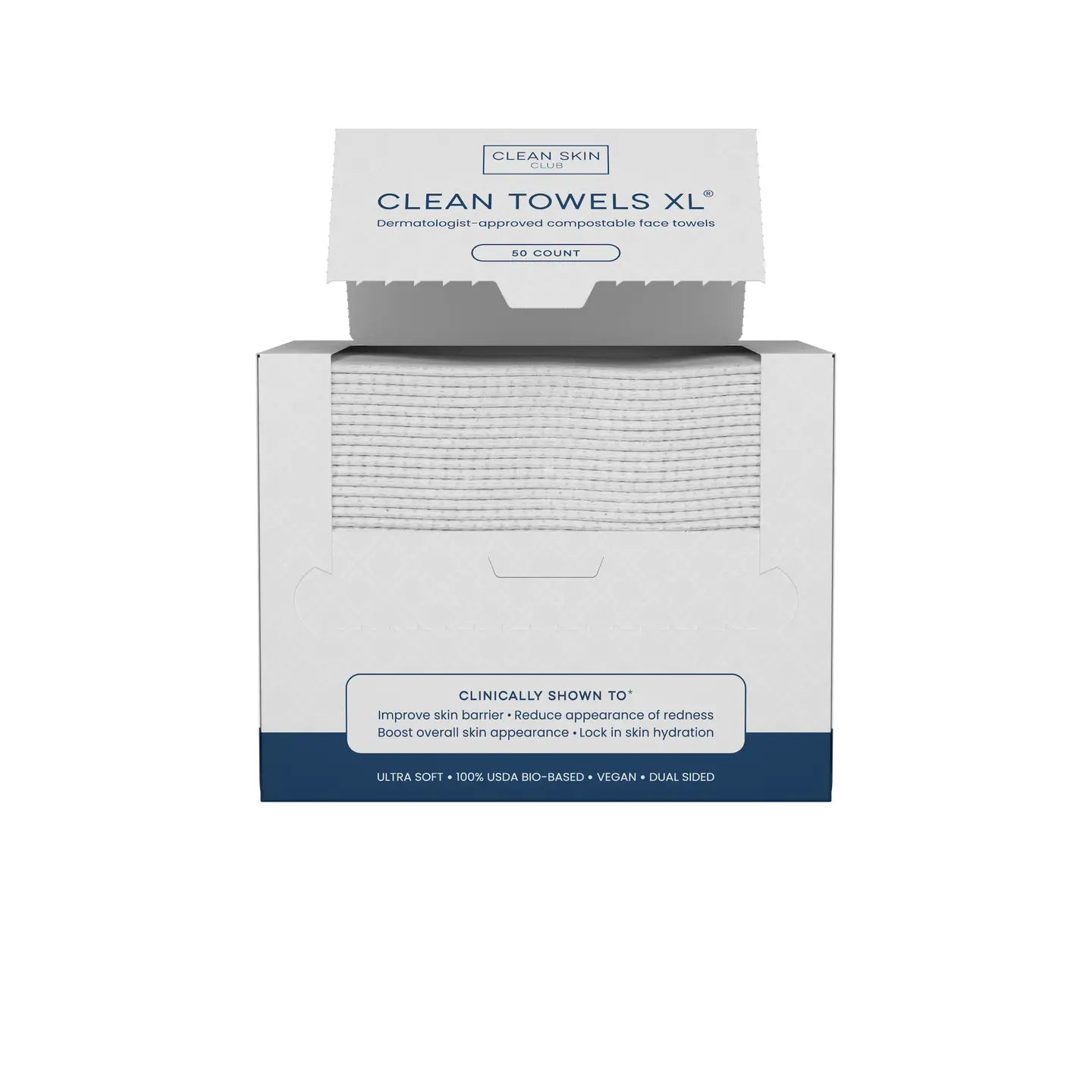 Clean Skin Club - Clean Towels XL, 50 Count